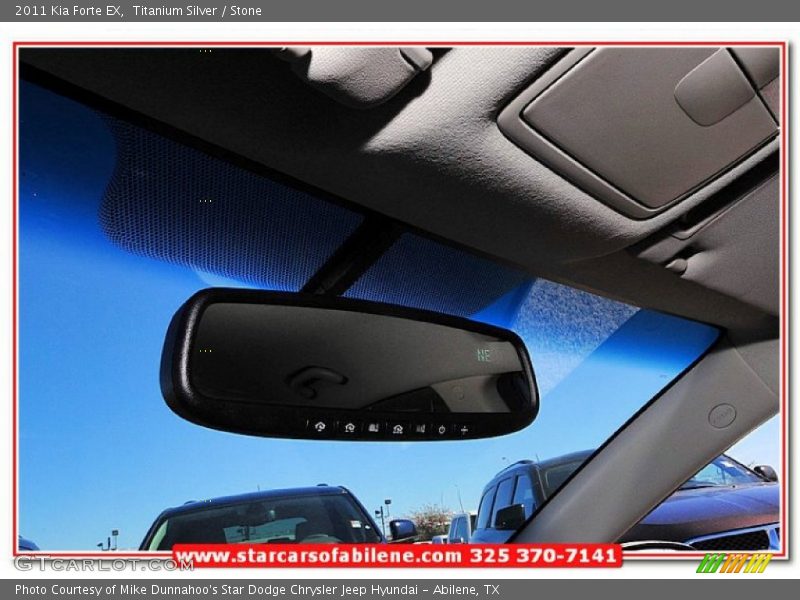 Titanium Silver / Stone 2011 Kia Forte EX