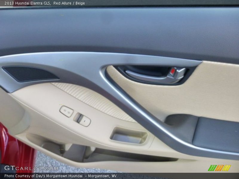 Red Allure / Beige 2013 Hyundai Elantra GLS