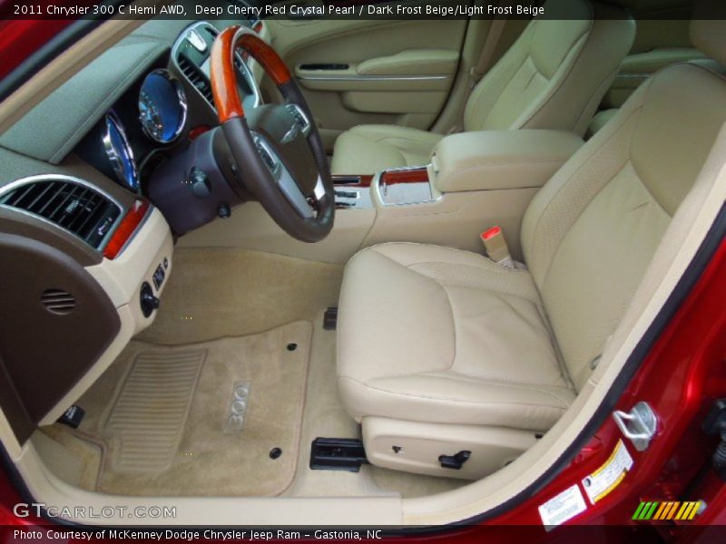 Front Seat of 2011 300 C Hemi AWD