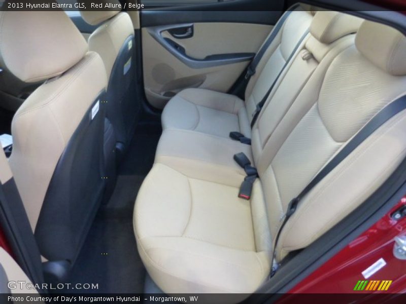 Red Allure / Beige 2013 Hyundai Elantra GLS