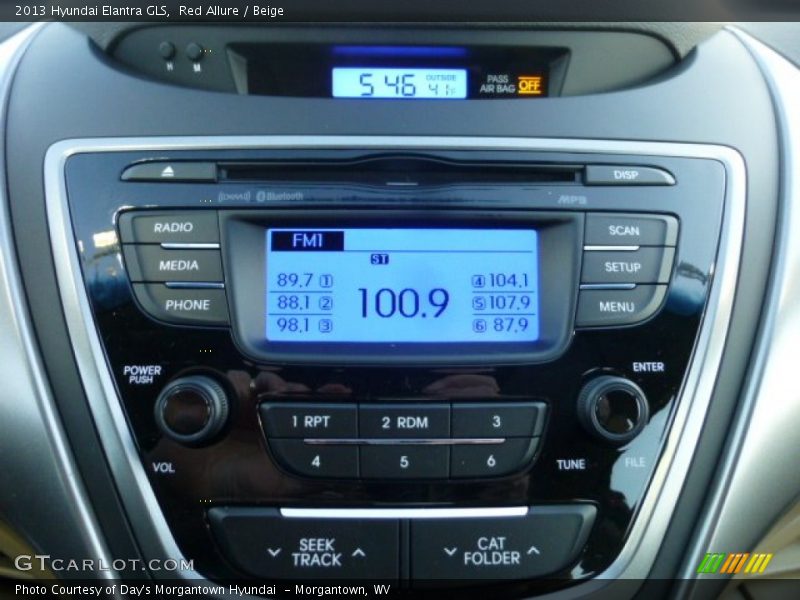 Red Allure / Beige 2013 Hyundai Elantra GLS