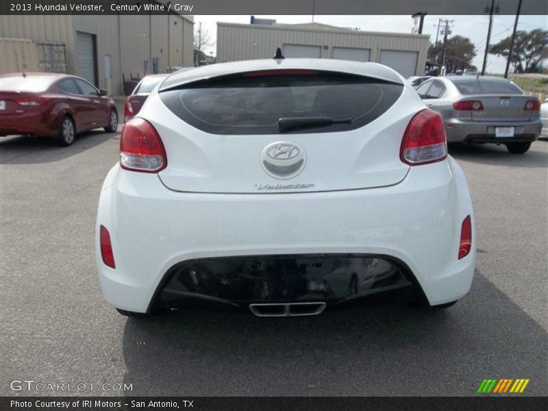 Century White / Gray 2013 Hyundai Veloster