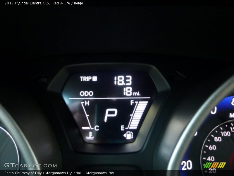Red Allure / Beige 2013 Hyundai Elantra GLS