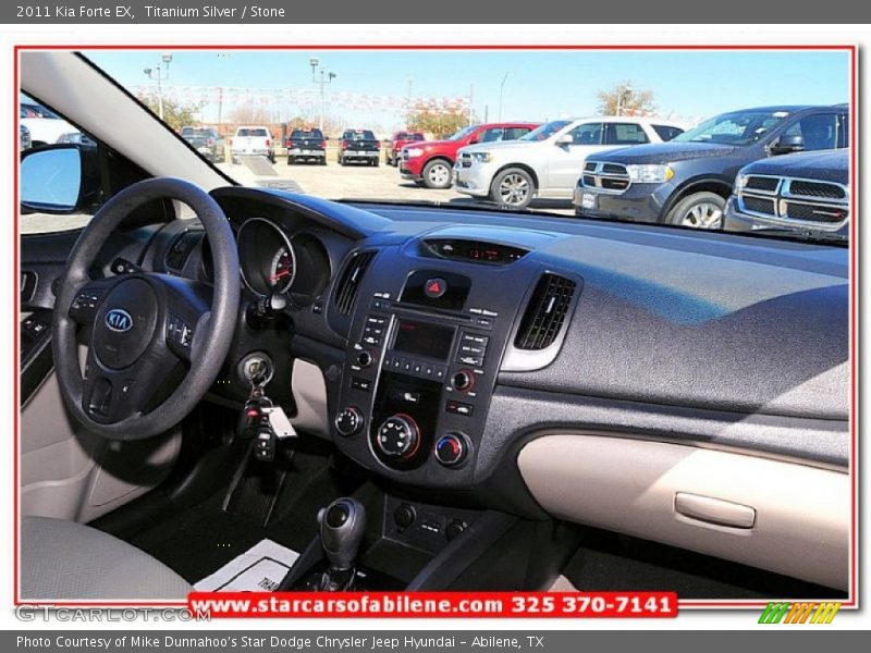 Titanium Silver / Stone 2011 Kia Forte EX