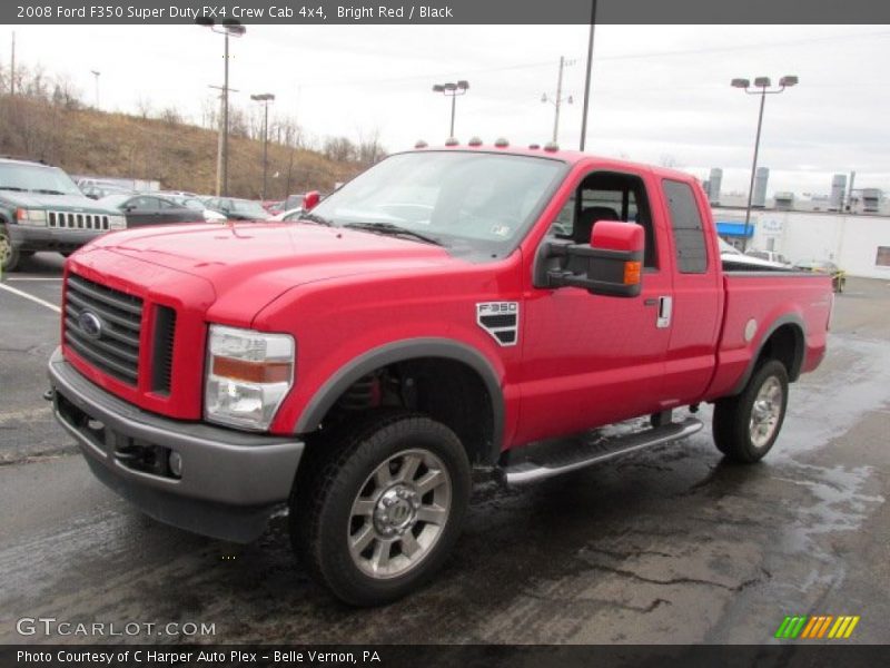 Front 3/4 View of 2008 F350 Super Duty FX4 Crew Cab 4x4