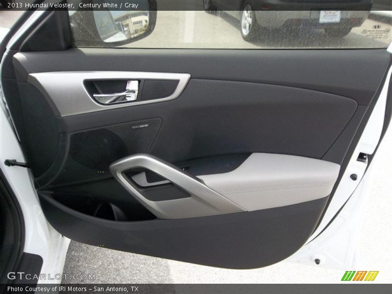 Century White / Gray 2013 Hyundai Veloster