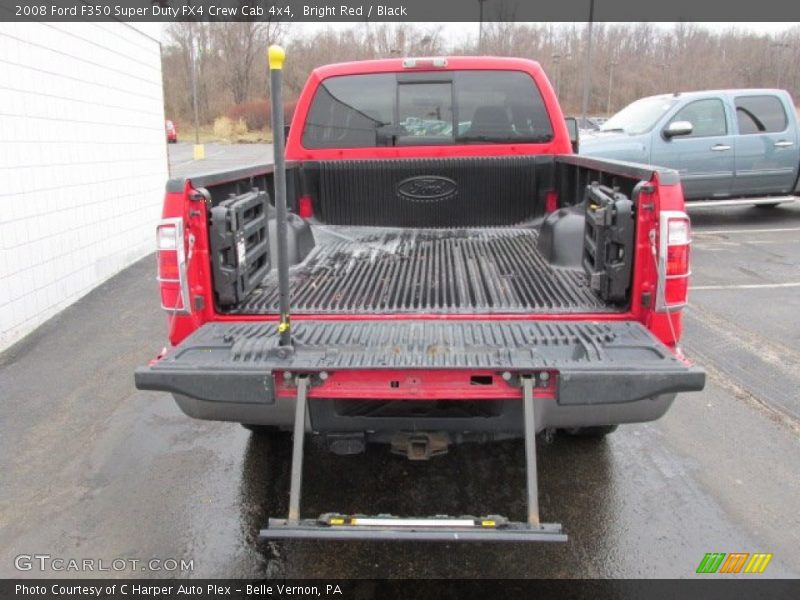 Bright Red / Black 2008 Ford F350 Super Duty FX4 Crew Cab 4x4