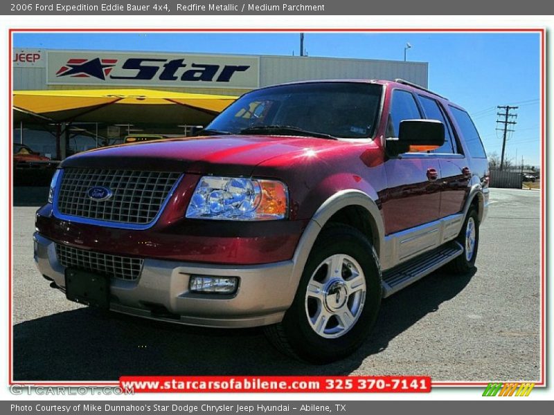 Redfire Metallic / Medium Parchment 2006 Ford Expedition Eddie Bauer 4x4