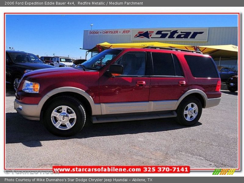 Redfire Metallic / Medium Parchment 2006 Ford Expedition Eddie Bauer 4x4