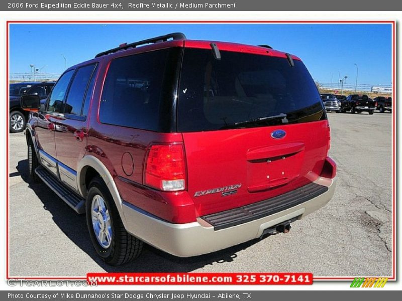 Redfire Metallic / Medium Parchment 2006 Ford Expedition Eddie Bauer 4x4