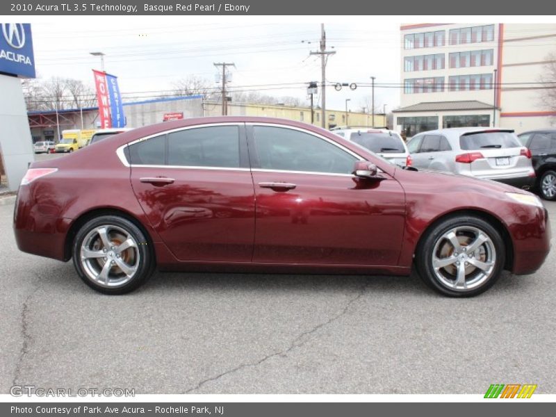 Basque Red Pearl / Ebony 2010 Acura TL 3.5 Technology