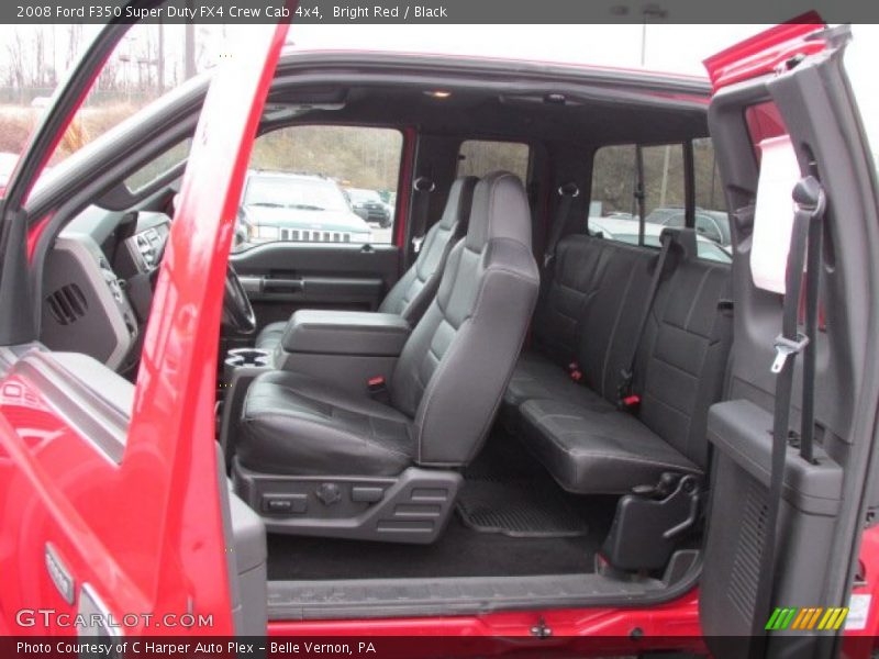  2008 F350 Super Duty FX4 Crew Cab 4x4 Black Interior