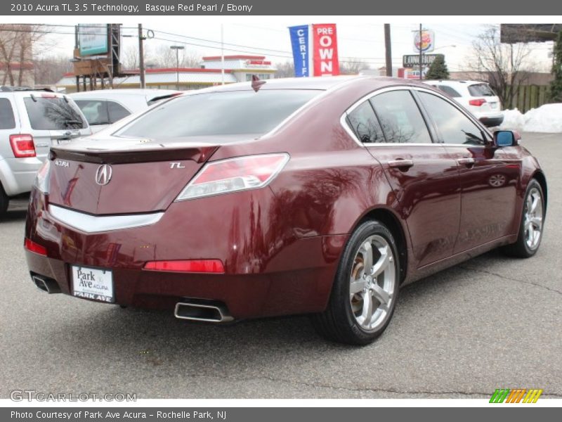 Basque Red Pearl / Ebony 2010 Acura TL 3.5 Technology