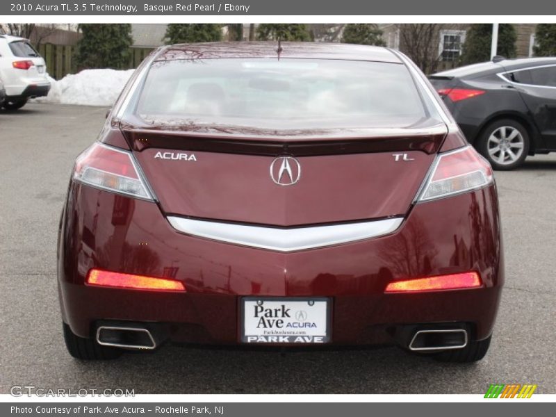Basque Red Pearl / Ebony 2010 Acura TL 3.5 Technology