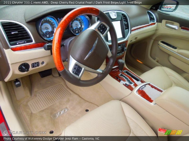 Dark Frost Beige/Light Frost Beige Interior - 2011 300 C Hemi AWD 