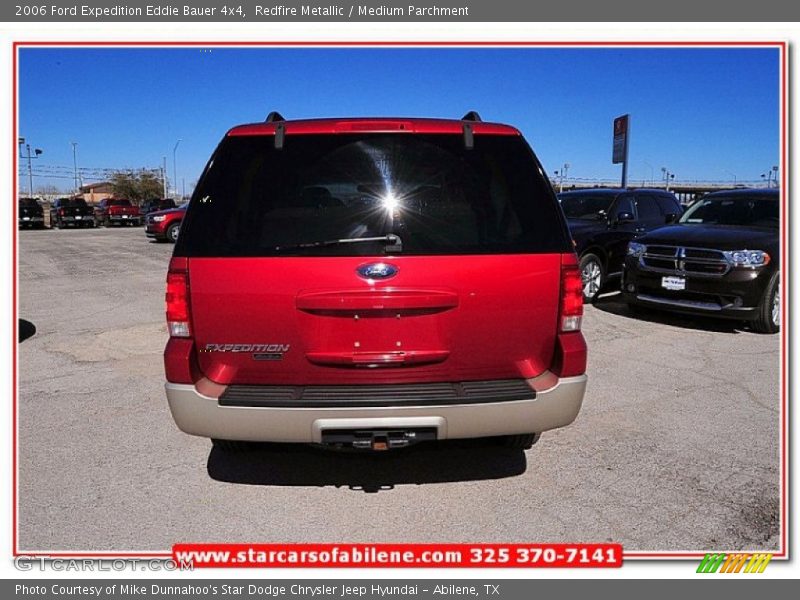 Redfire Metallic / Medium Parchment 2006 Ford Expedition Eddie Bauer 4x4