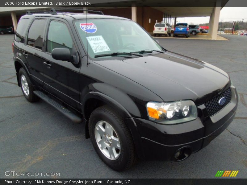 Black / Ebony Black 2006 Ford Escape Limited