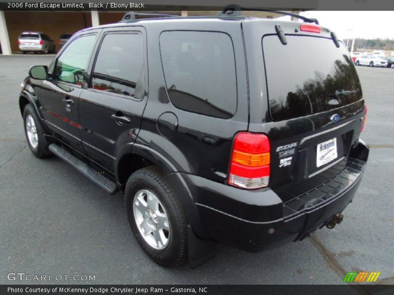 Black / Ebony Black 2006 Ford Escape Limited