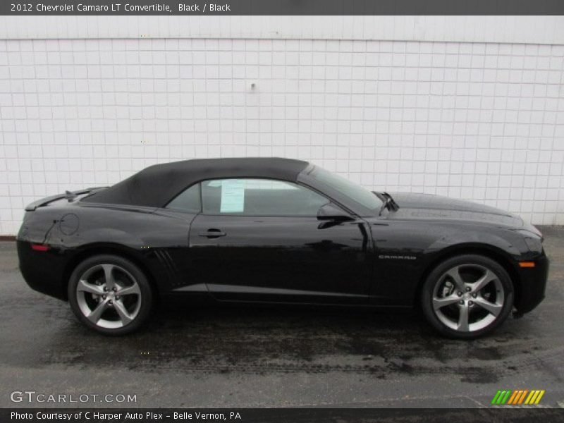 Black / Black 2012 Chevrolet Camaro LT Convertible