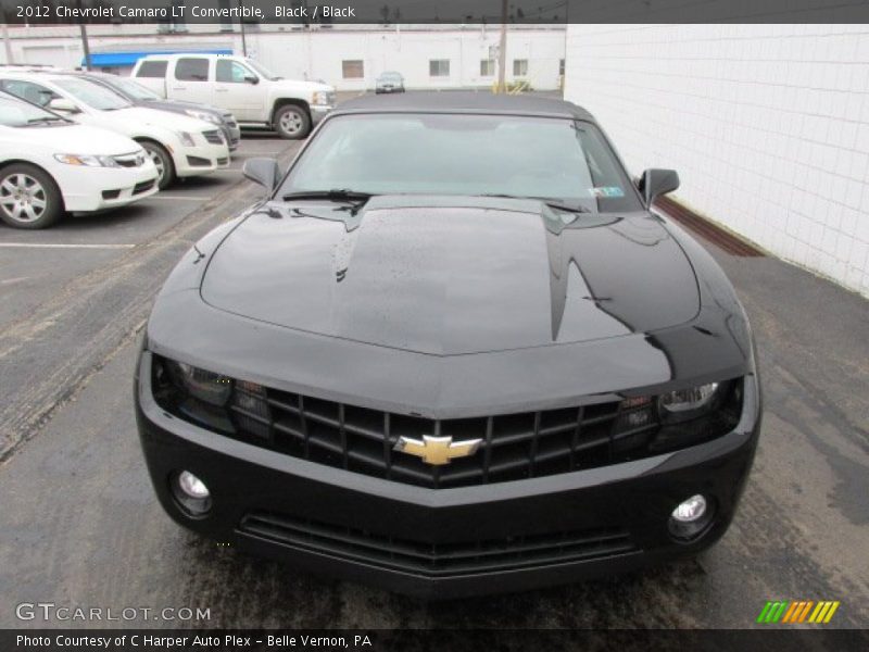 Black / Black 2012 Chevrolet Camaro LT Convertible