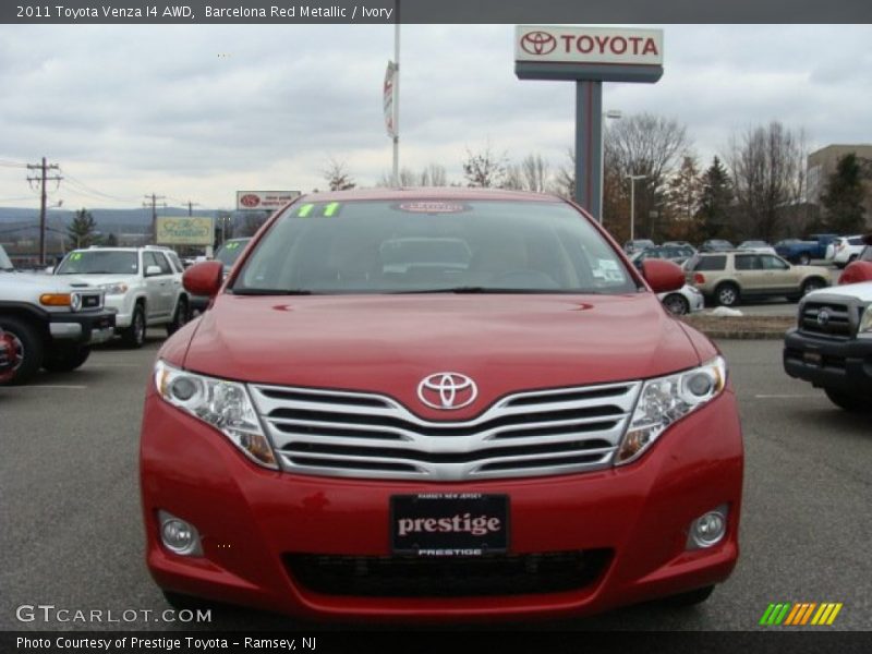 Barcelona Red Metallic / Ivory 2011 Toyota Venza I4 AWD