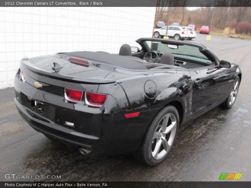 Black / Black 2012 Chevrolet Camaro LT Convertible