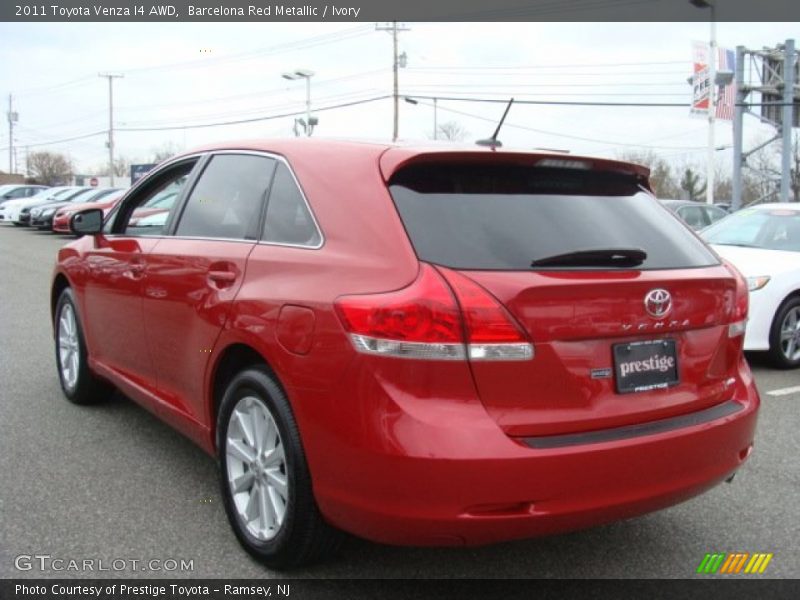 Barcelona Red Metallic / Ivory 2011 Toyota Venza I4 AWD