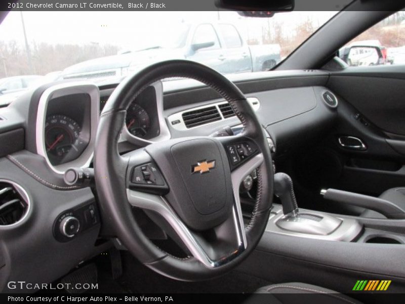 Black / Black 2012 Chevrolet Camaro LT Convertible