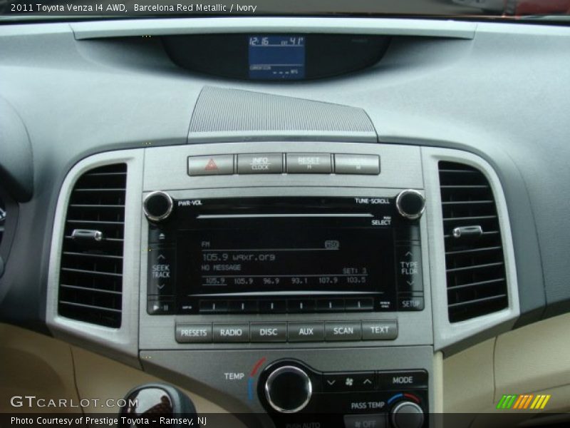 Barcelona Red Metallic / Ivory 2011 Toyota Venza I4 AWD