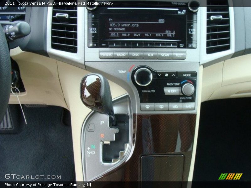  2011 Venza I4 AWD 6 Speed ECT-i Automatic Shifter