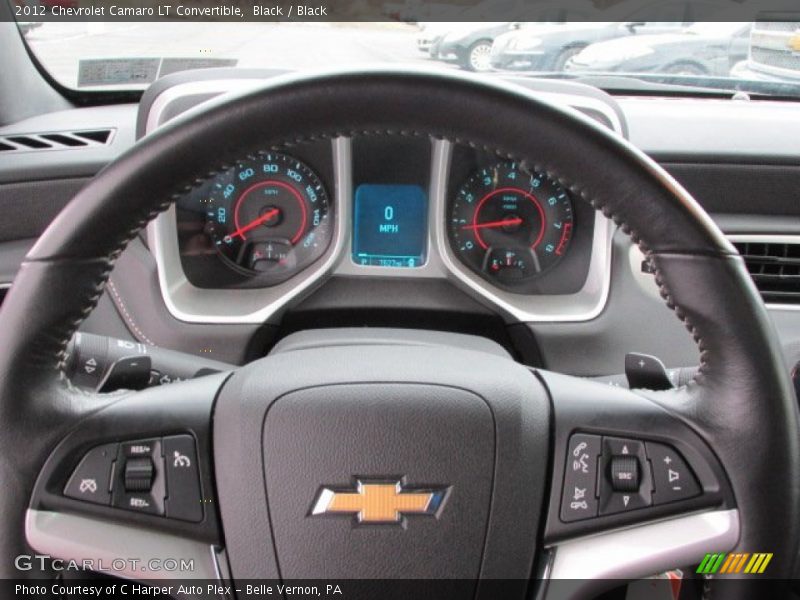 Black / Black 2012 Chevrolet Camaro LT Convertible