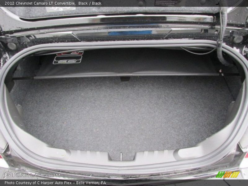 Black / Black 2012 Chevrolet Camaro LT Convertible