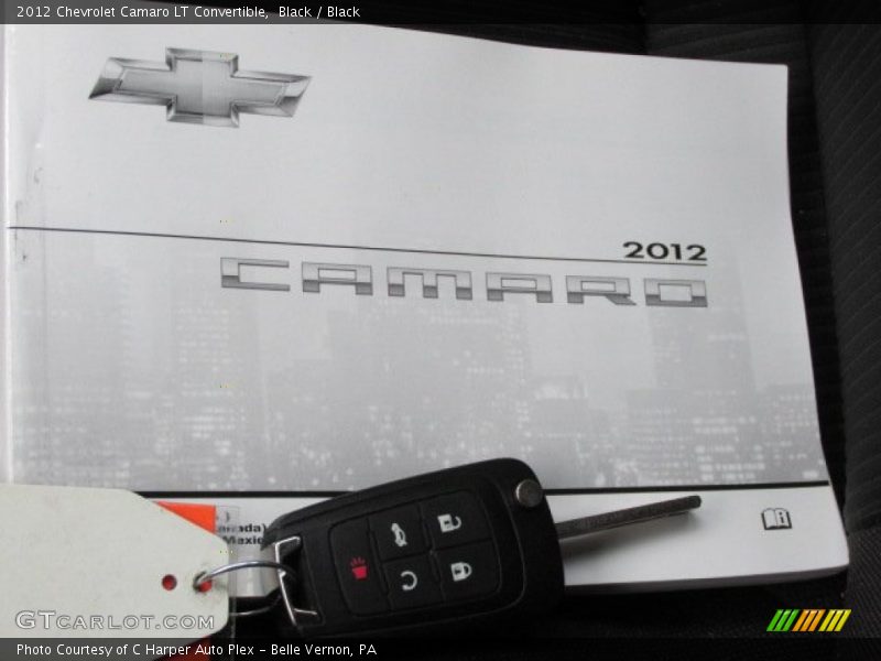 Black / Black 2012 Chevrolet Camaro LT Convertible