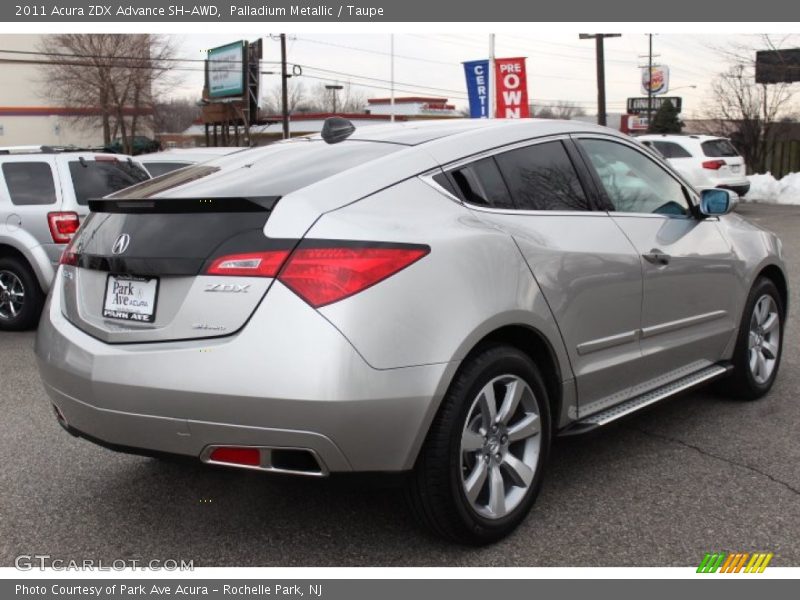 Palladium Metallic / Taupe 2011 Acura ZDX Advance SH-AWD