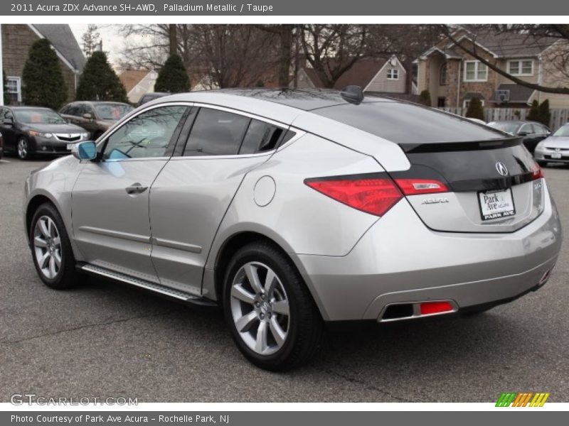Palladium Metallic / Taupe 2011 Acura ZDX Advance SH-AWD