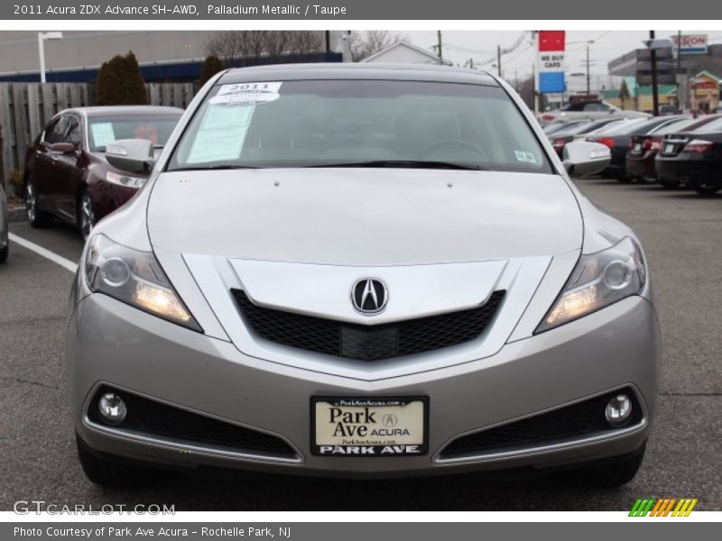 Palladium Metallic / Taupe 2011 Acura ZDX Advance SH-AWD