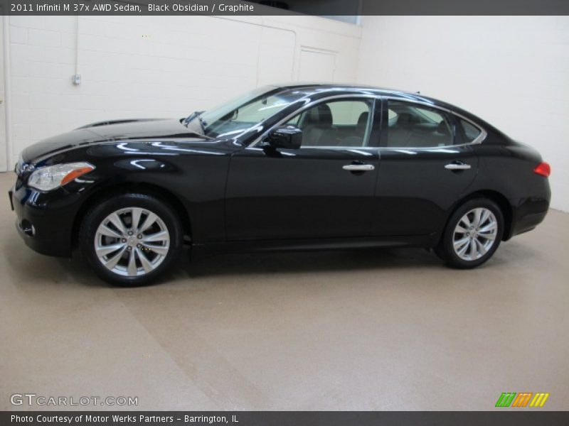 Black Obsidian / Graphite 2011 Infiniti M 37x AWD Sedan