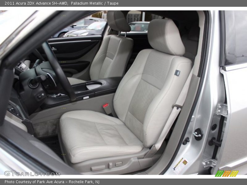 Front Seat of 2011 ZDX Advance SH-AWD