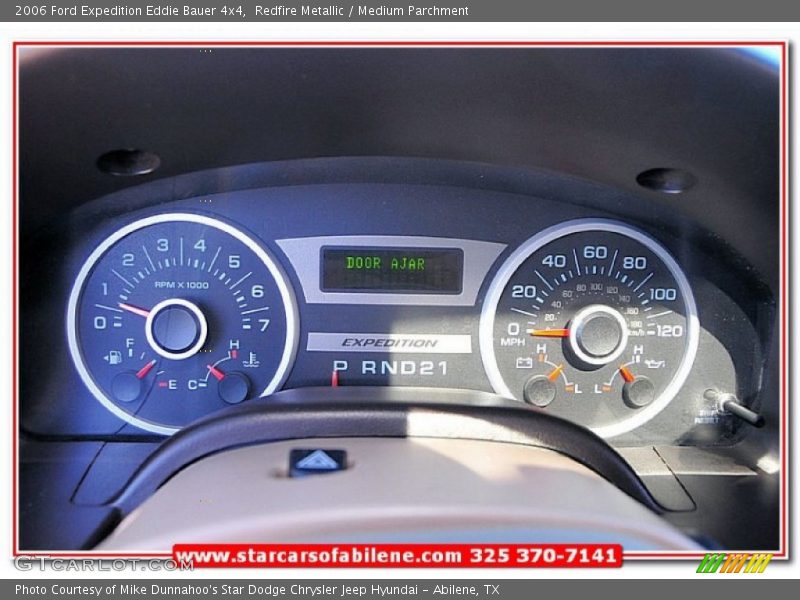 Redfire Metallic / Medium Parchment 2006 Ford Expedition Eddie Bauer 4x4