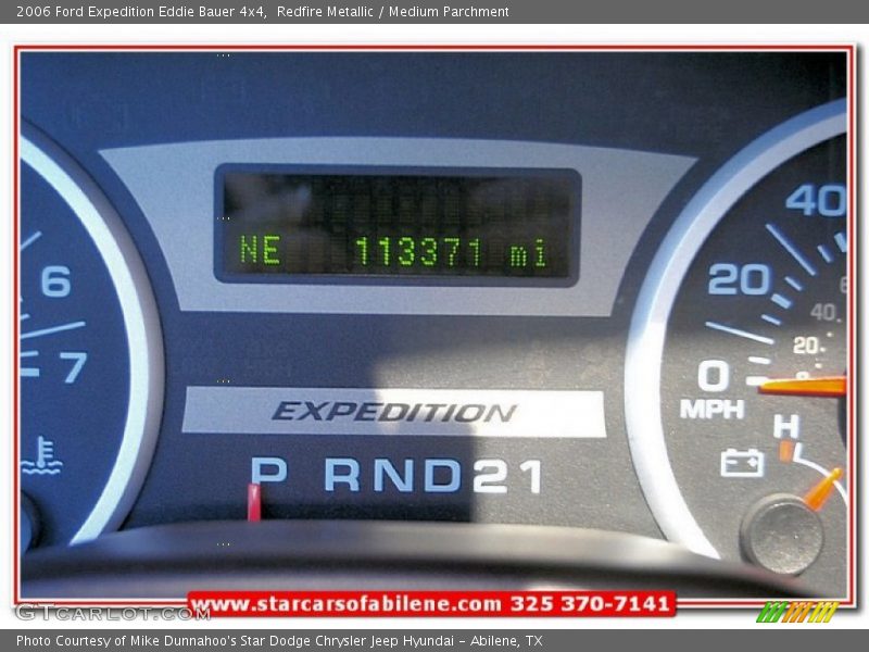 Redfire Metallic / Medium Parchment 2006 Ford Expedition Eddie Bauer 4x4