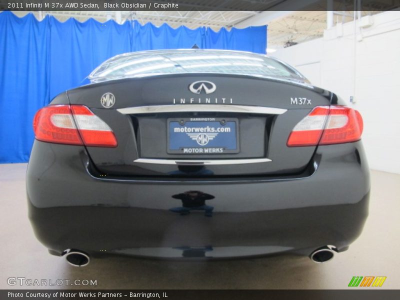 Black Obsidian / Graphite 2011 Infiniti M 37x AWD Sedan