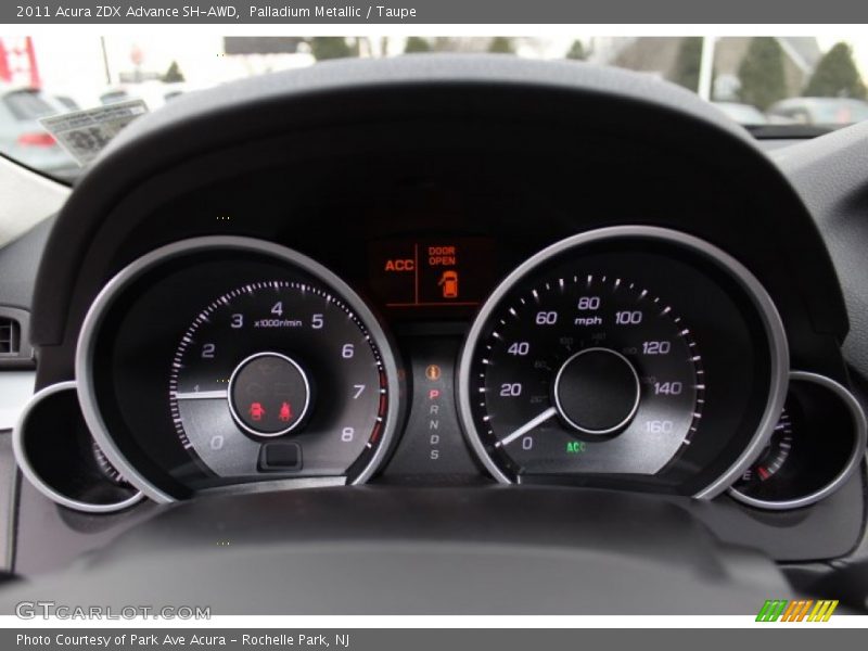  2011 ZDX Advance SH-AWD Advance SH-AWD Gauges