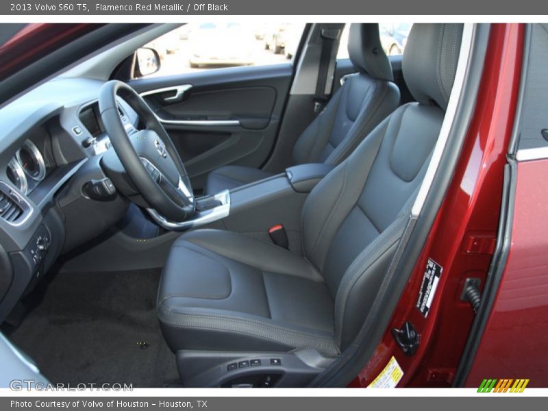 Flamenco Red Metallic / Off Black 2013 Volvo S60 T5