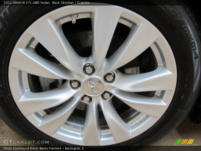 Black Obsidian / Graphite 2011 Infiniti M 37x AWD Sedan
