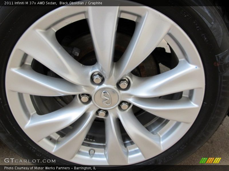 Black Obsidian / Graphite 2011 Infiniti M 37x AWD Sedan
