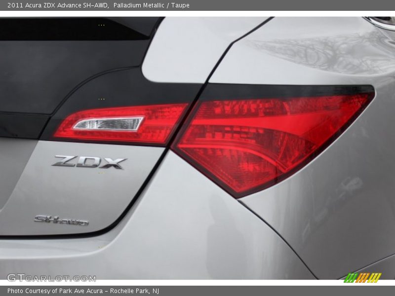 Palladium Metallic / Taupe 2011 Acura ZDX Advance SH-AWD