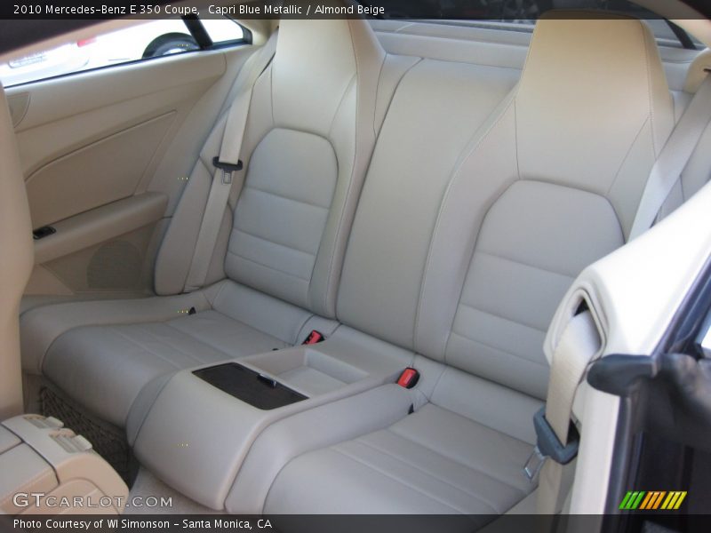 Capri Blue Metallic / Almond Beige 2010 Mercedes-Benz E 350 Coupe