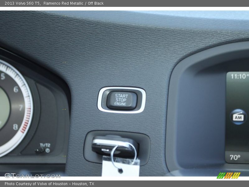 Flamenco Red Metallic / Off Black 2013 Volvo S60 T5