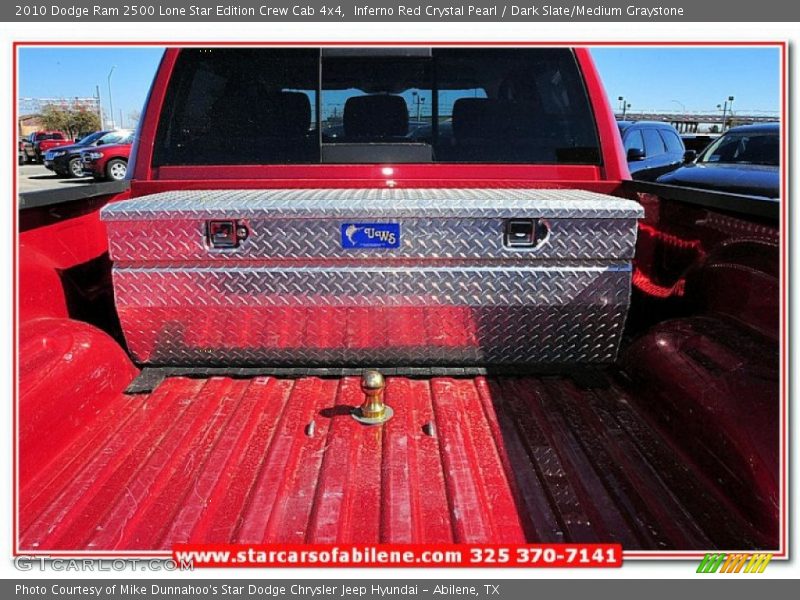 Inferno Red Crystal Pearl / Dark Slate/Medium Graystone 2010 Dodge Ram 2500 Lone Star Edition Crew Cab 4x4