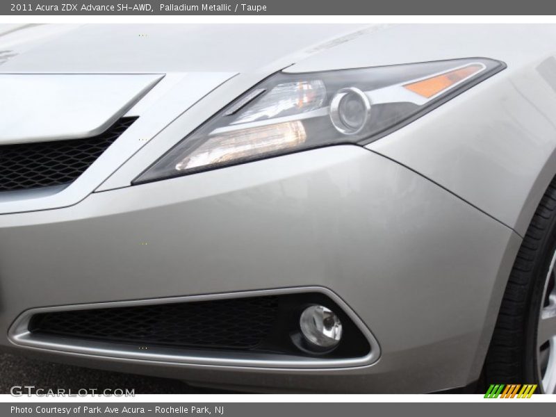 Palladium Metallic / Taupe 2011 Acura ZDX Advance SH-AWD
